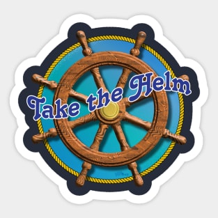 Take the Helm Sticker